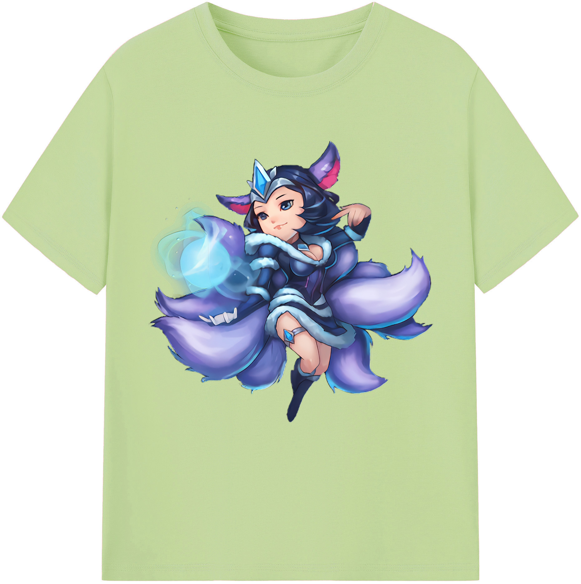 リーグ・オブ・レジェンド League of Legends LOL 綿100％半袖Tシャツ（フロントプリント）